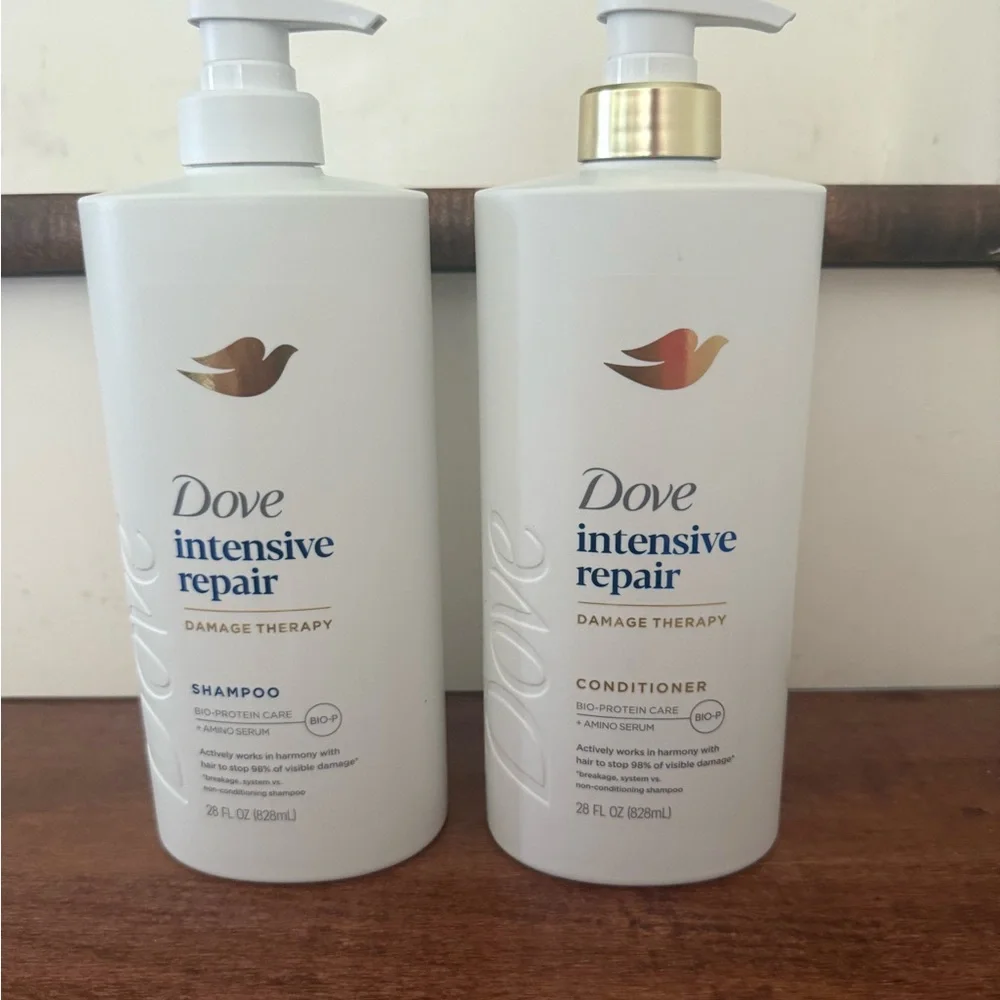 NWT Dove Intensive Repair Shampoo and Conditioner Damage Treatment